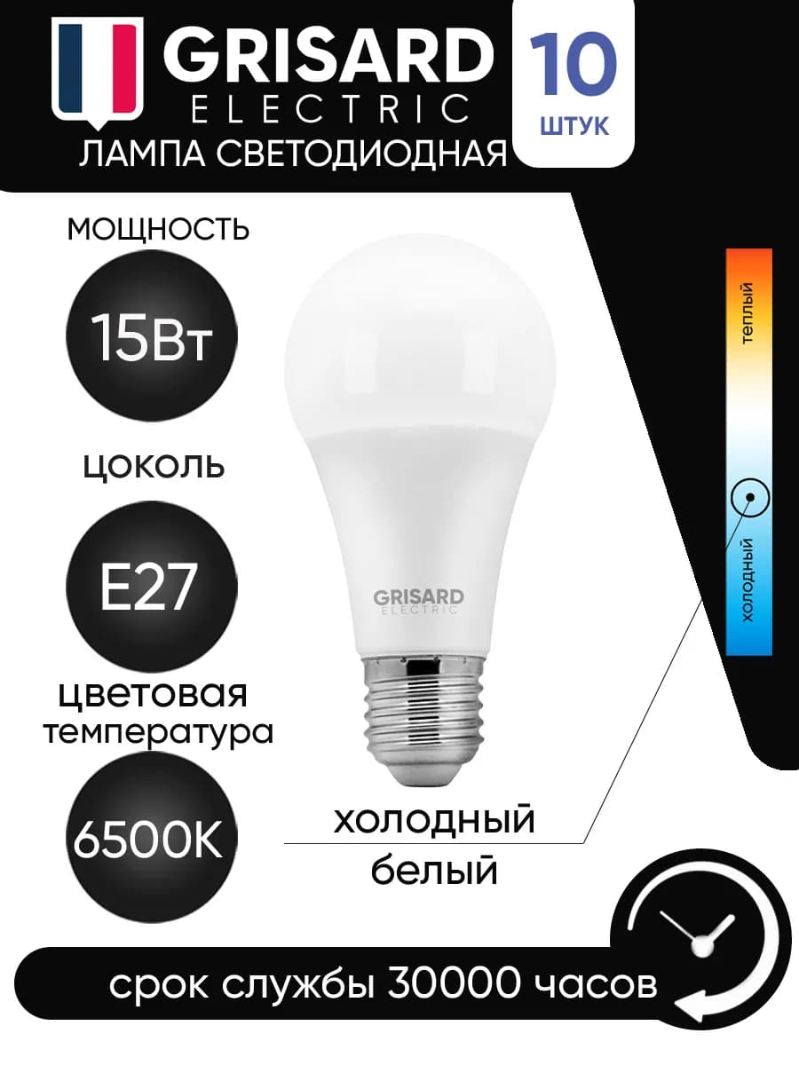 Лампочки светодиодные шар Е27 15Вт