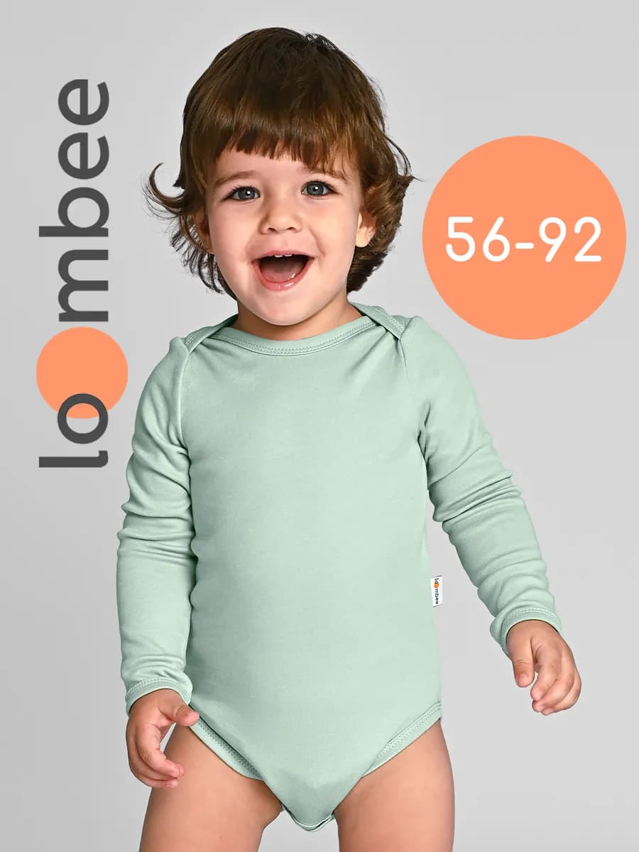 Боди для новорожденных с длинным рукавом