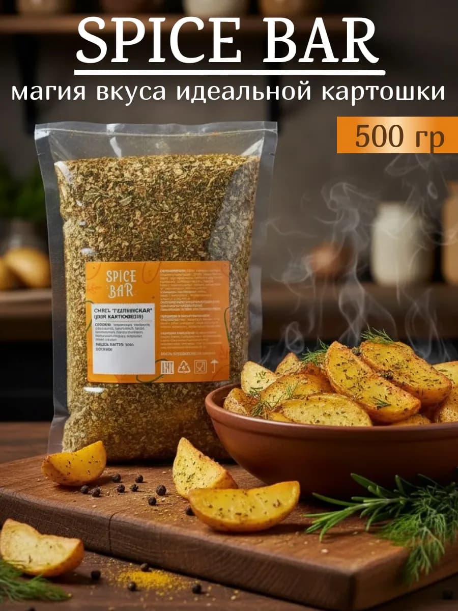 Приправа Таллинская для картофеля без соли 500г