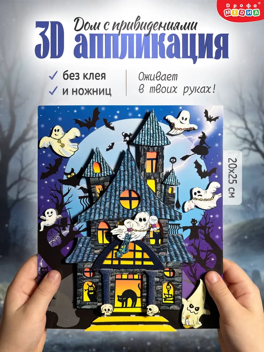 Набор для творчества 3Д аппликация
