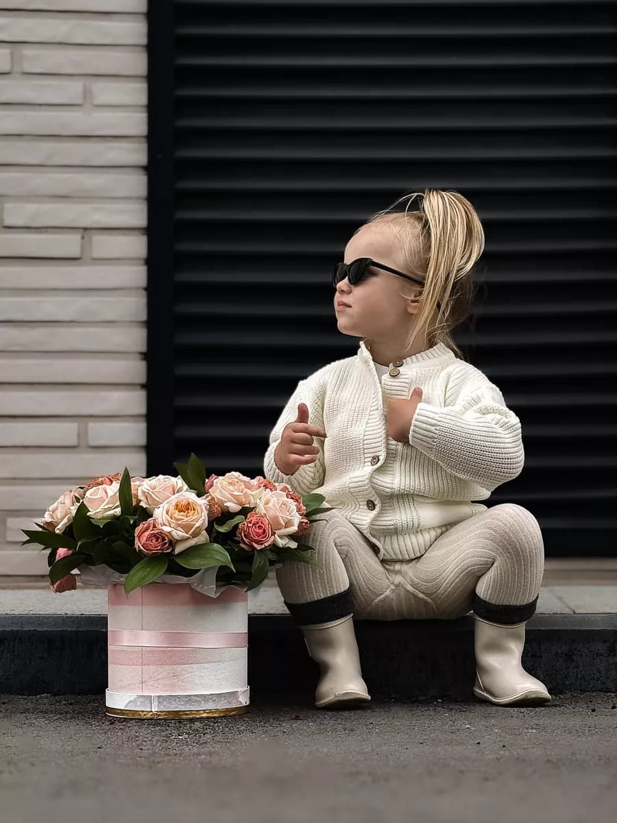 Кофта на пуговицах для малышей - фото 1