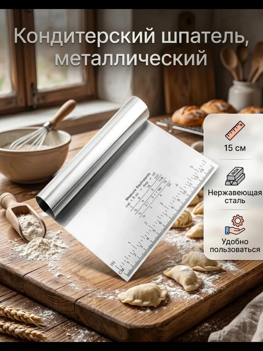 Шпатель кондитерский кулинарный для выравнивания торта