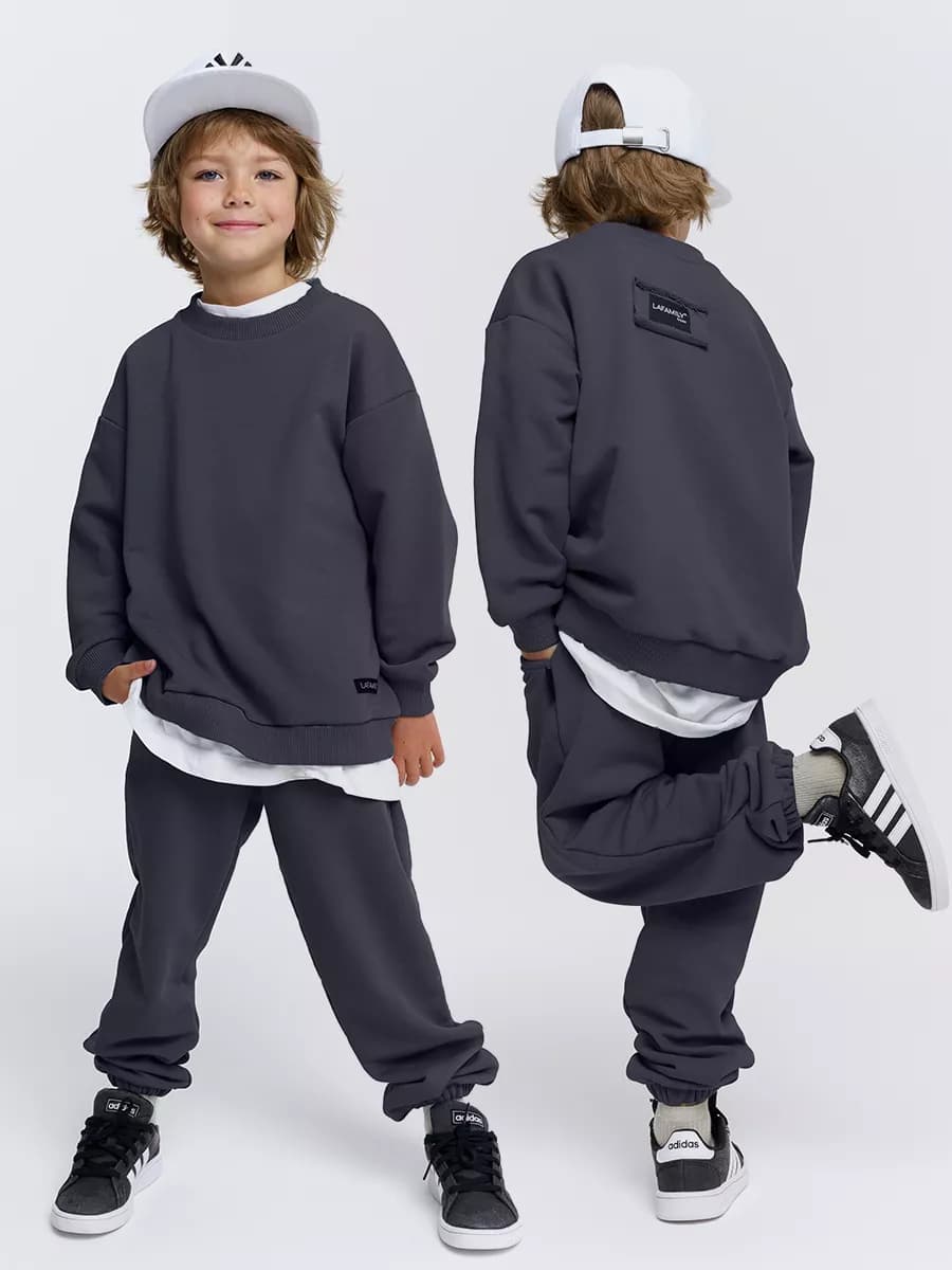 Спортивный костюм оверсайз без начеса