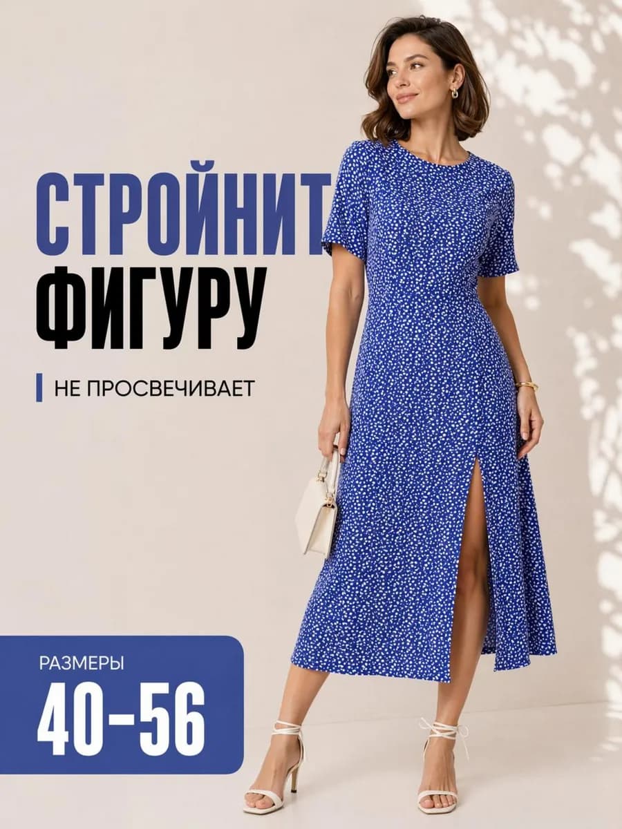 Платье штапель женское летнее