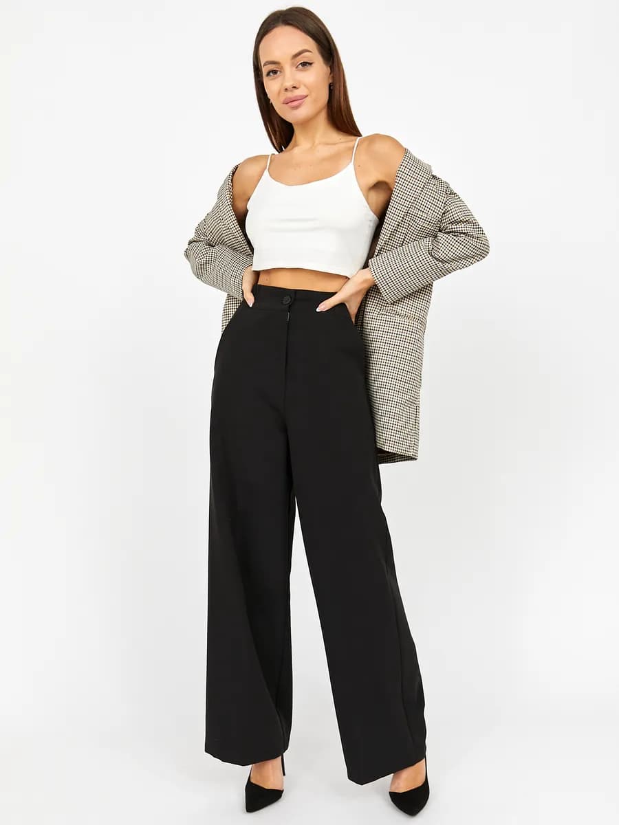 Брюки палаццо классические клеш