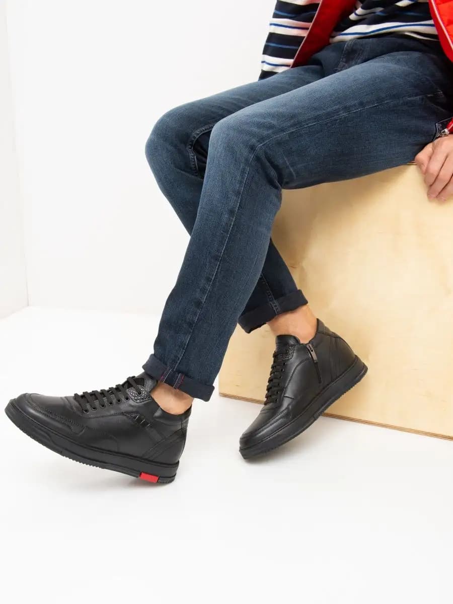 Ботинки зимние с мехом из шерсти