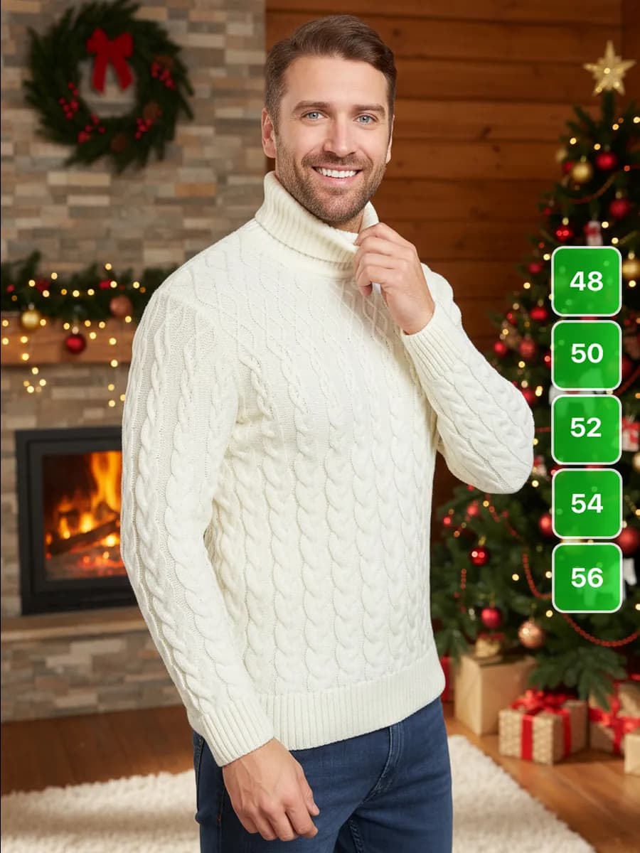 Свитер с горлом - фото 1