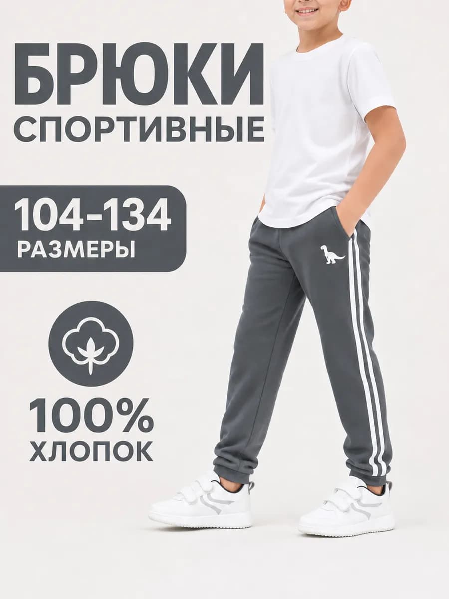 Брюки джоггеры спортивные "Дино"
