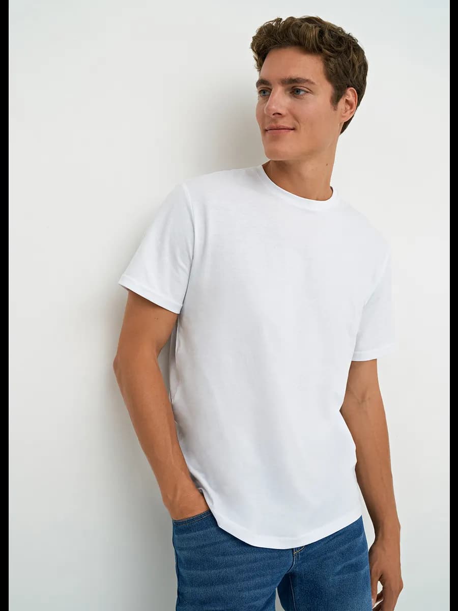 Футболка базовая белая