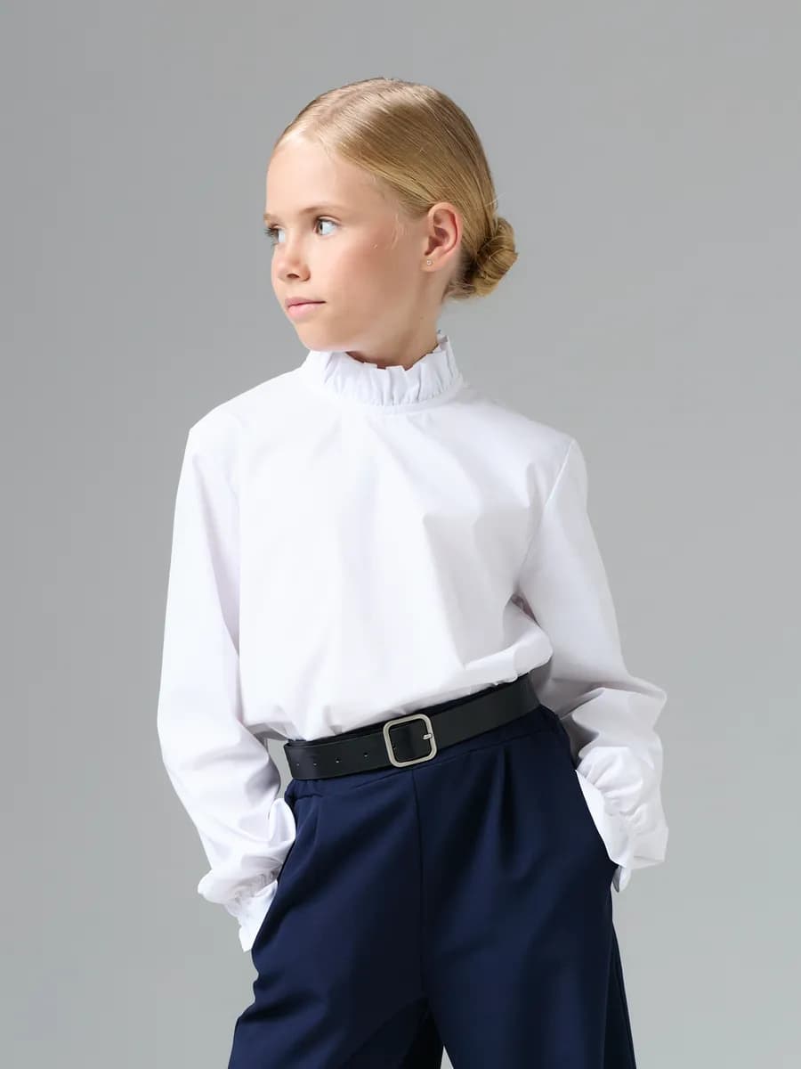 Блузка нарядная с длинным рукавом