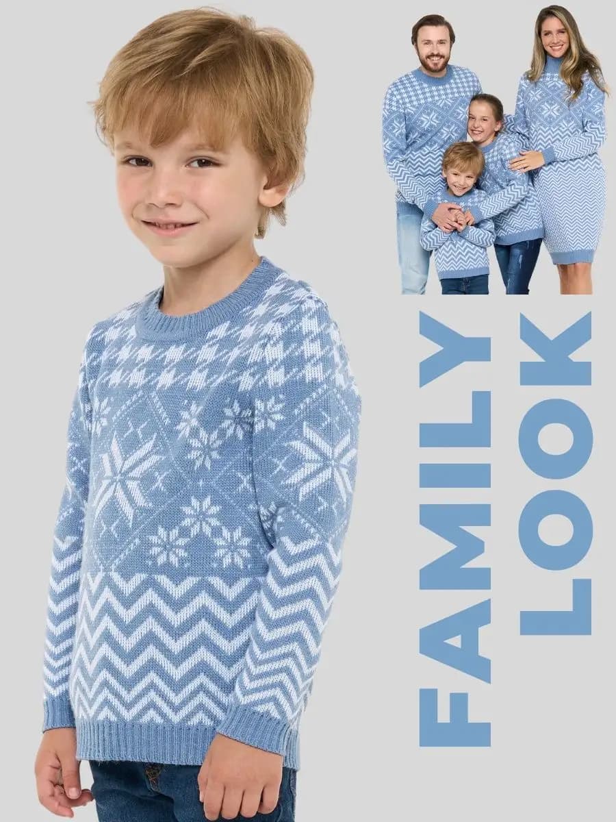 Джемпер детский новогодний Family Look