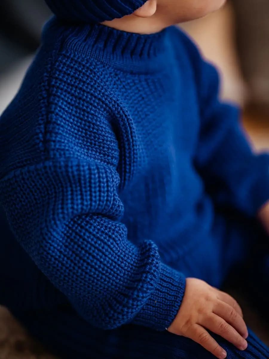 Свитер вязаный детский - фото 1