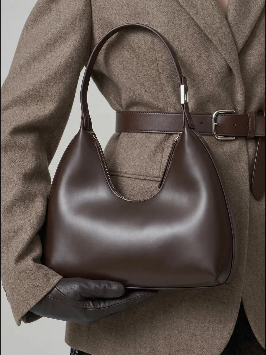 Багет - сумка маленькая коричневая