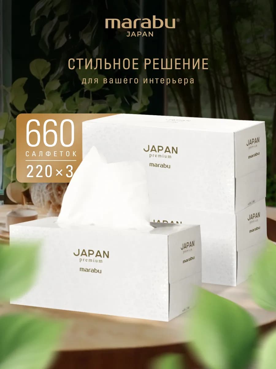 Салфетки бумажные в коробке двухслойные большие белые