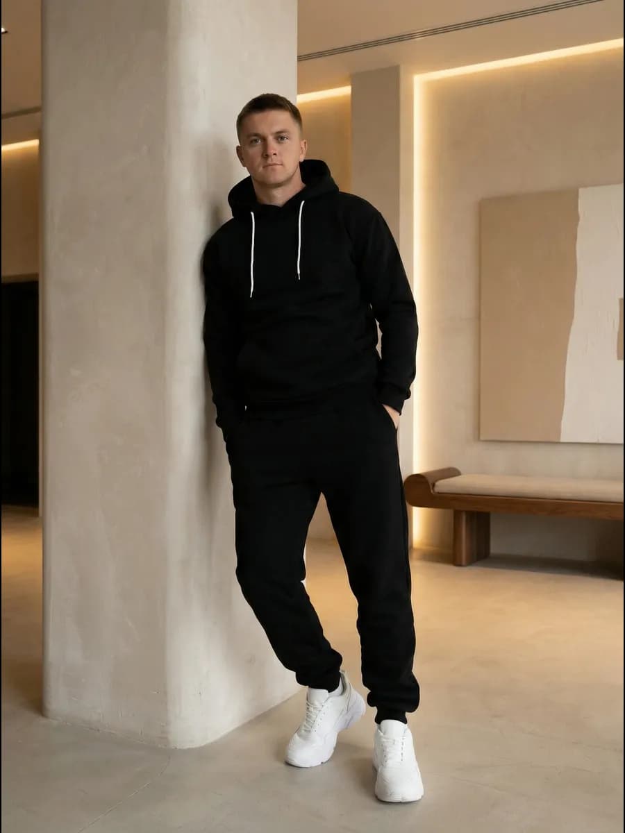 Спортивный костюм теплый с начесом