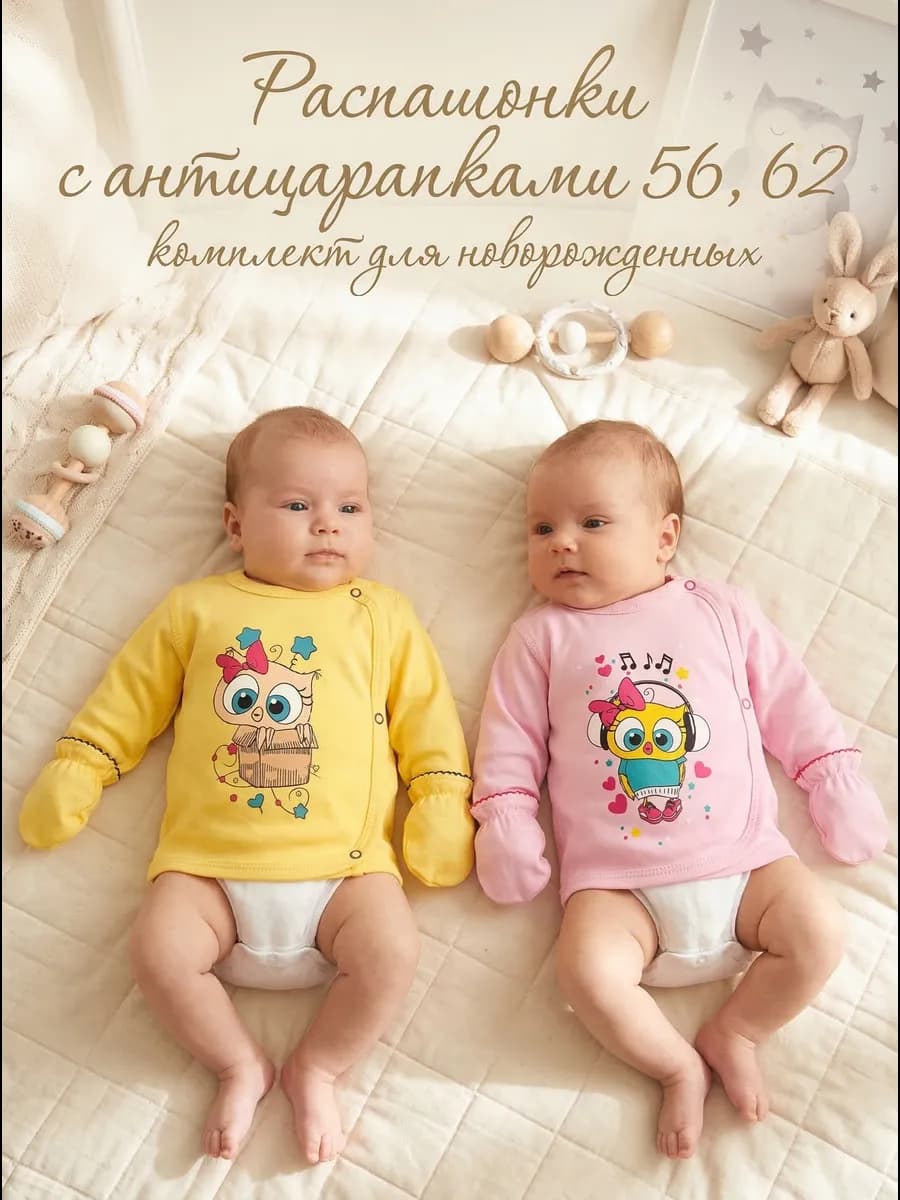 Распашонки для новорождённых