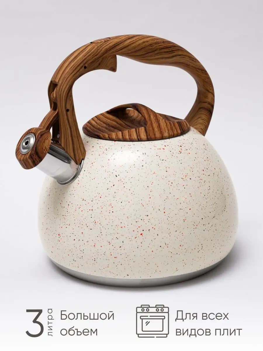 Чайник со свистком для всех типов плит