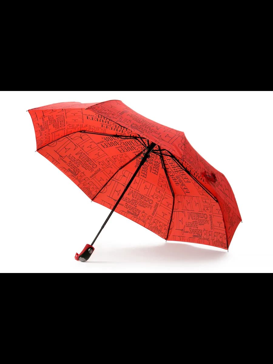 Зонт складной полуавтомат женский с прорезиненной ручкой