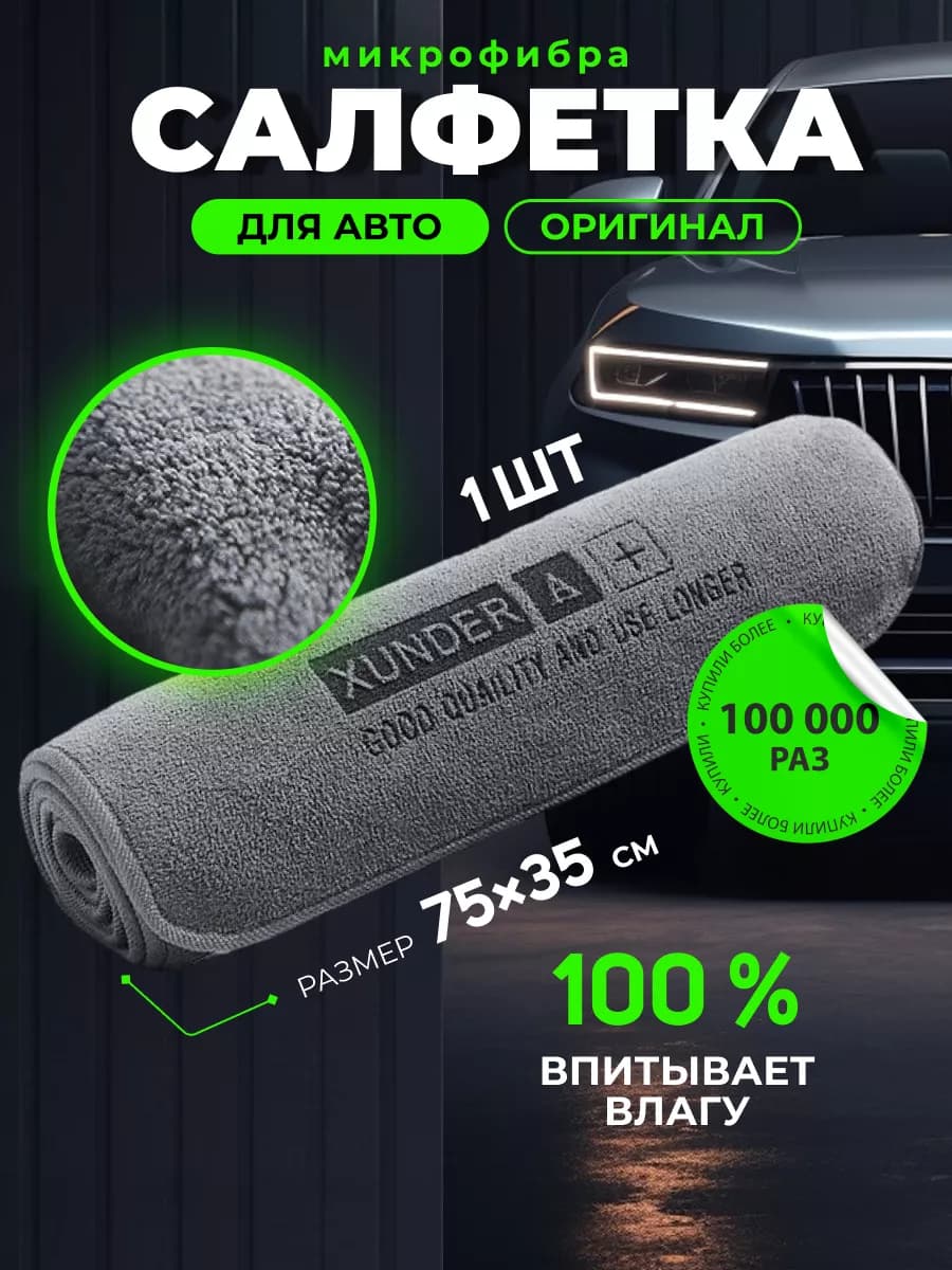 Микрофибра для сушки автомобиля
