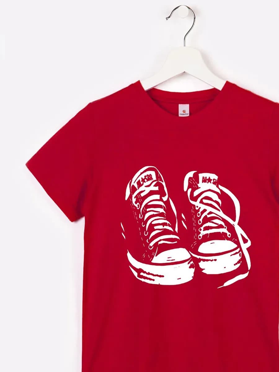 Футболка с принтом детская хлопковая - фото 1