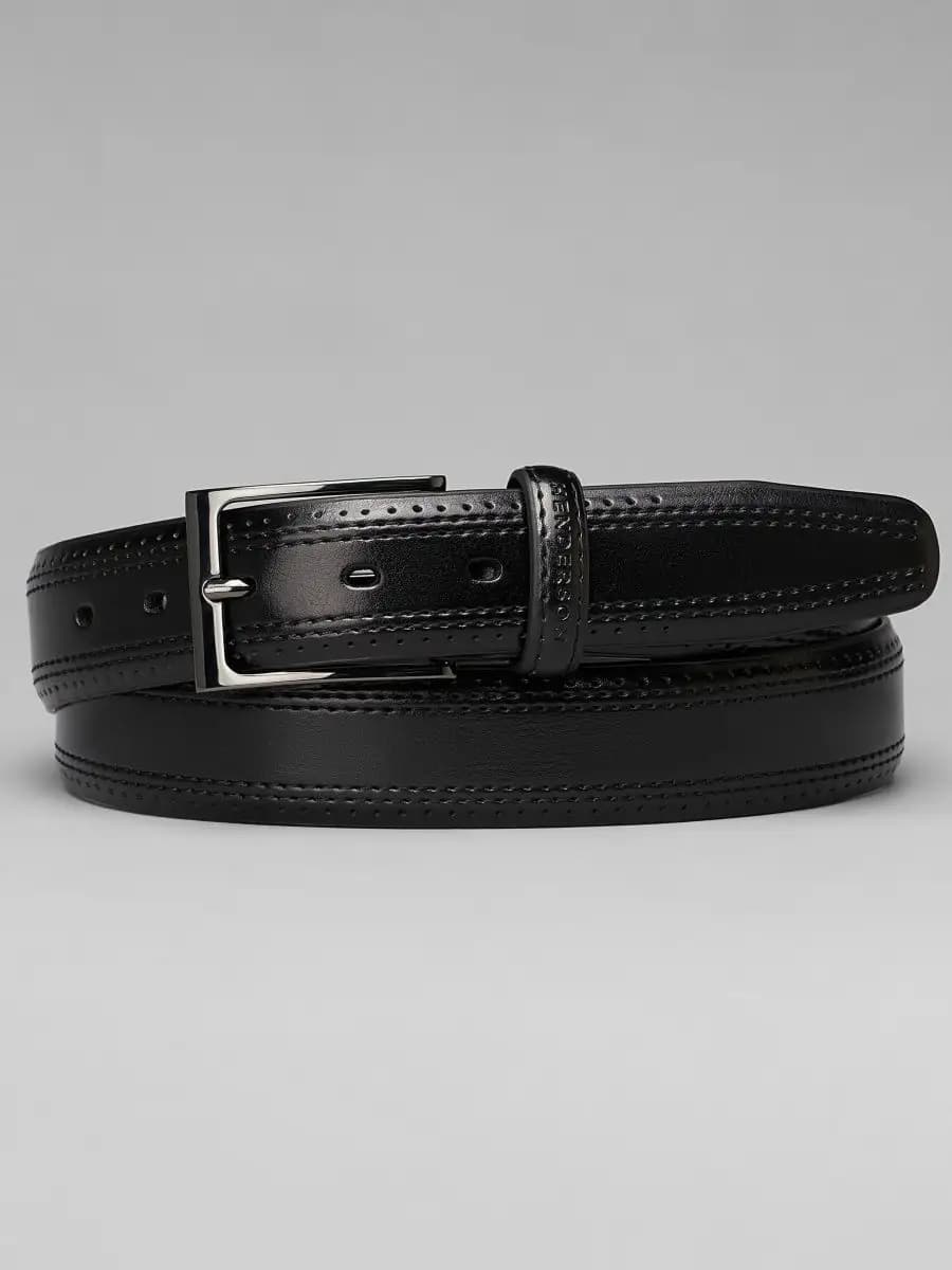 Ремень мужской кожаный классический