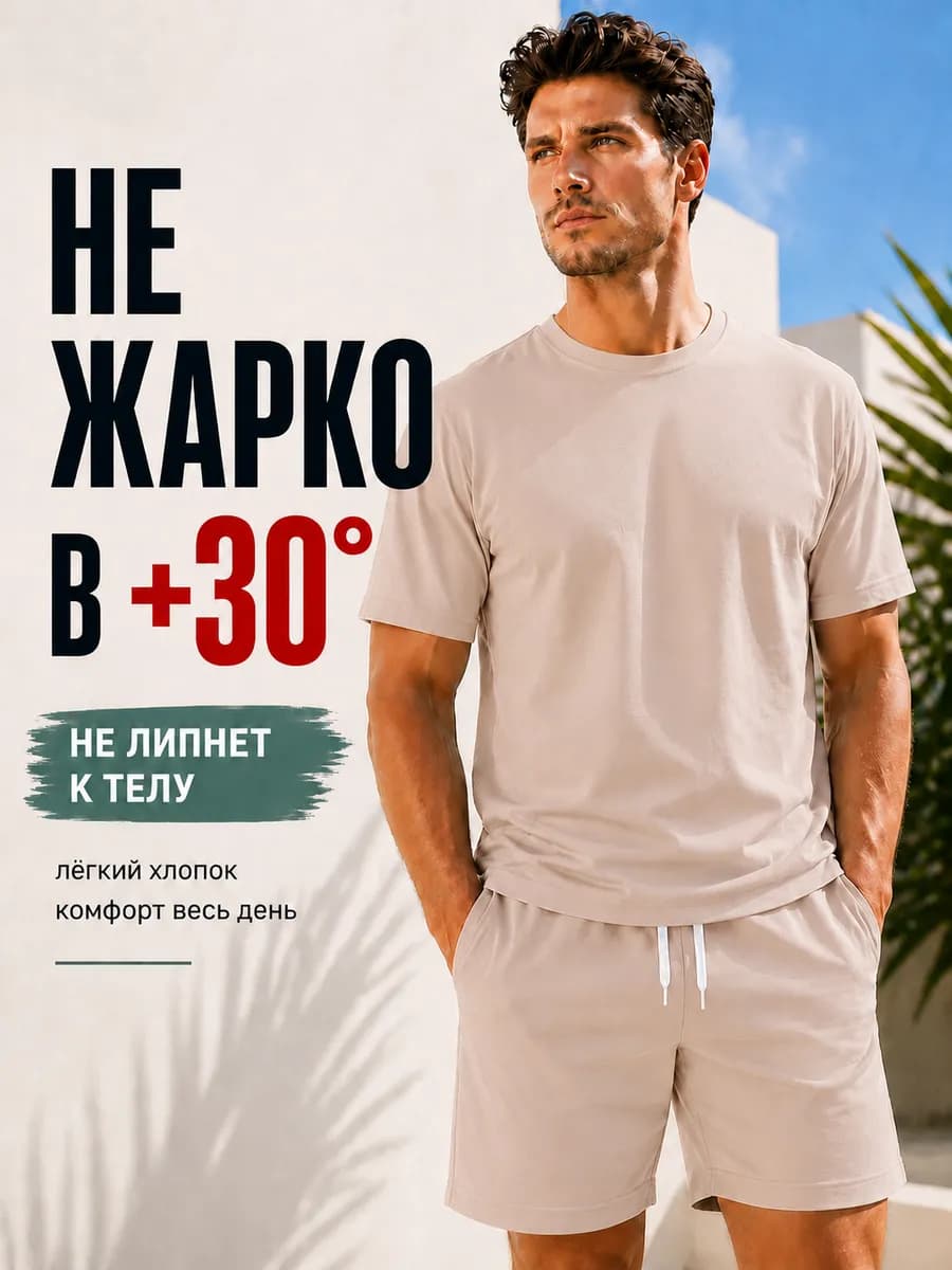 Костюм домашний летний с шортами