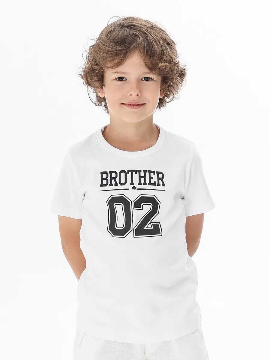 Футболка белая "BROTHER 02"