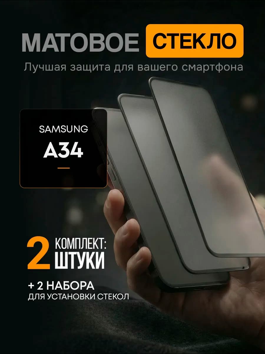 Матовое стекло для Samsung A34