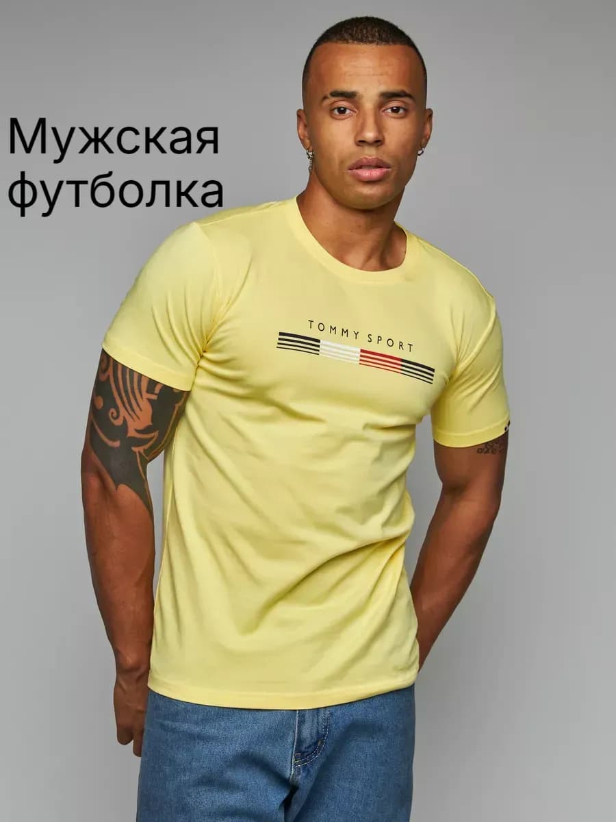 Футболка мужская с принтом