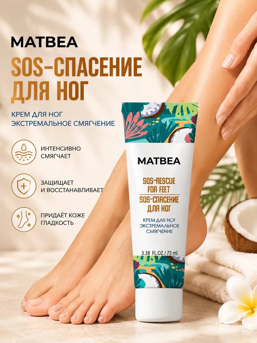 Крем для ног экстремальное смягчение