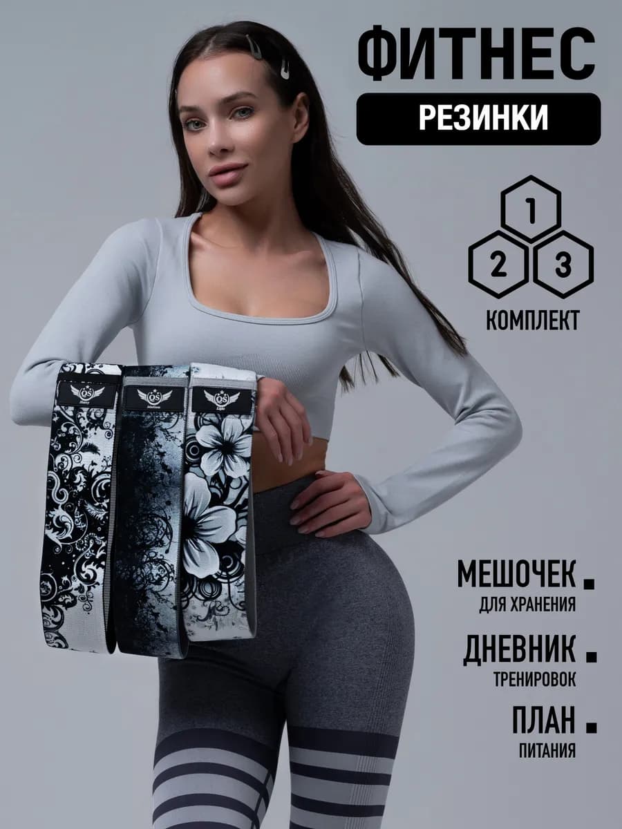Резинки для фитнеса тканевые