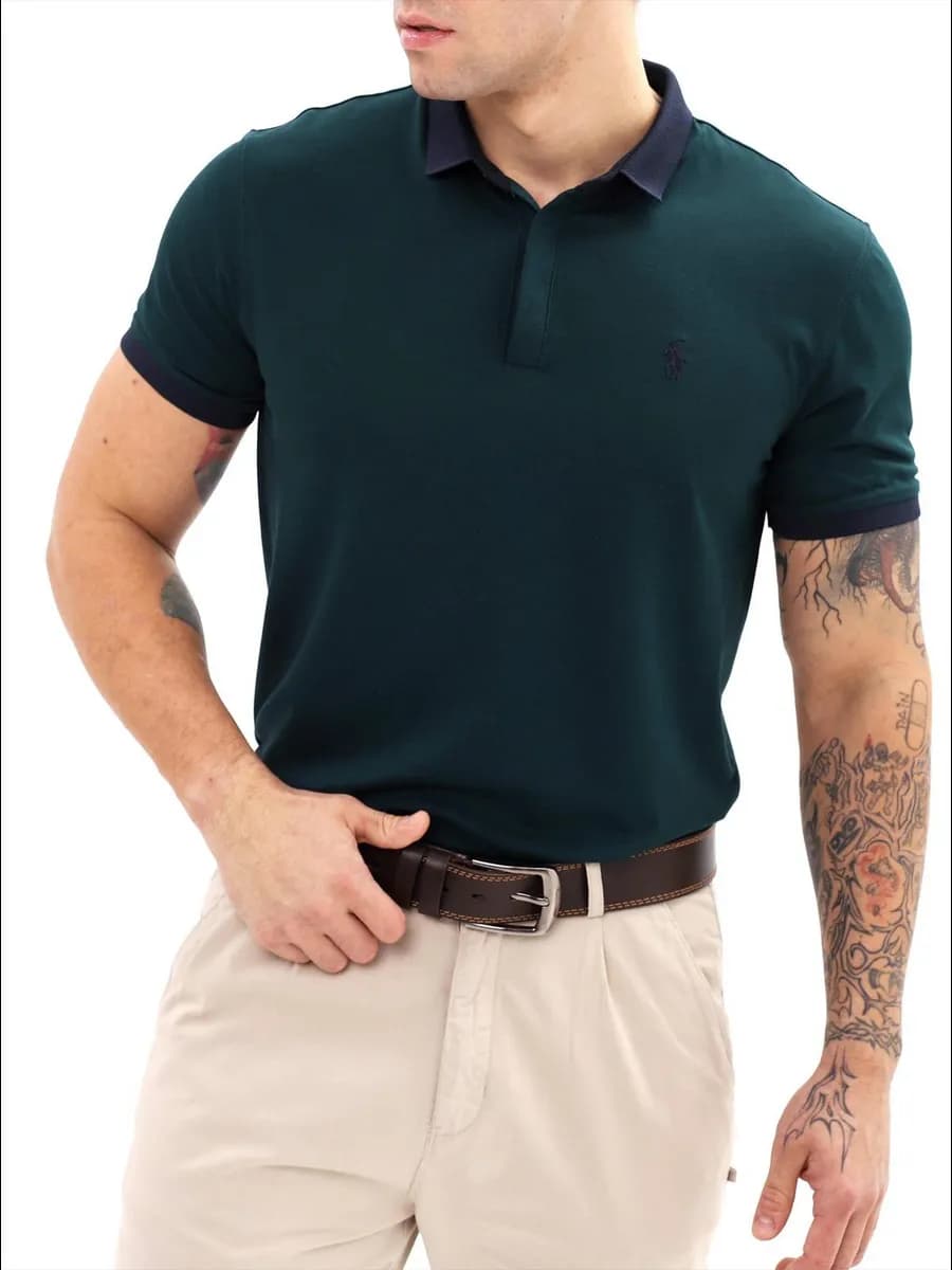 Футболка поло с коротким рукавом