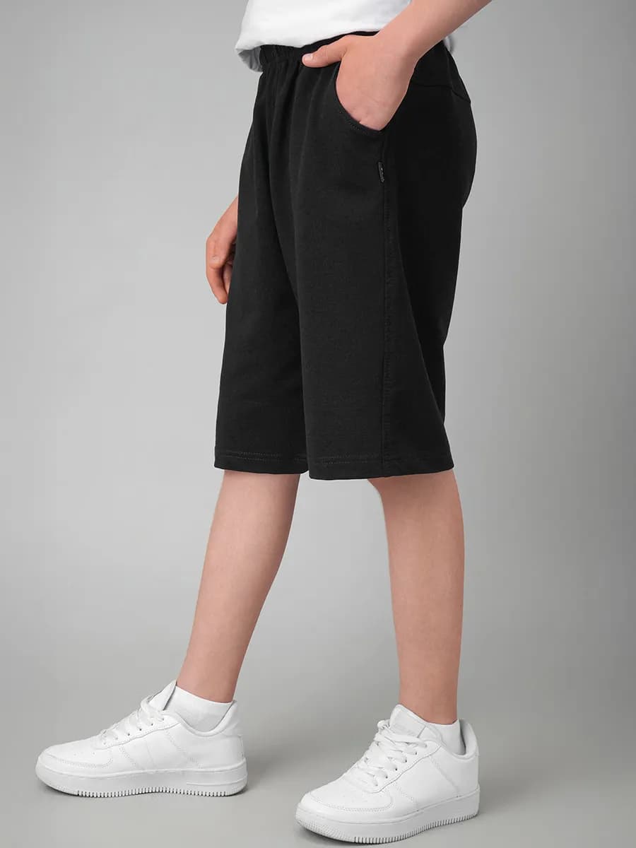 Шорты спортивные школьные трикотажные из футера