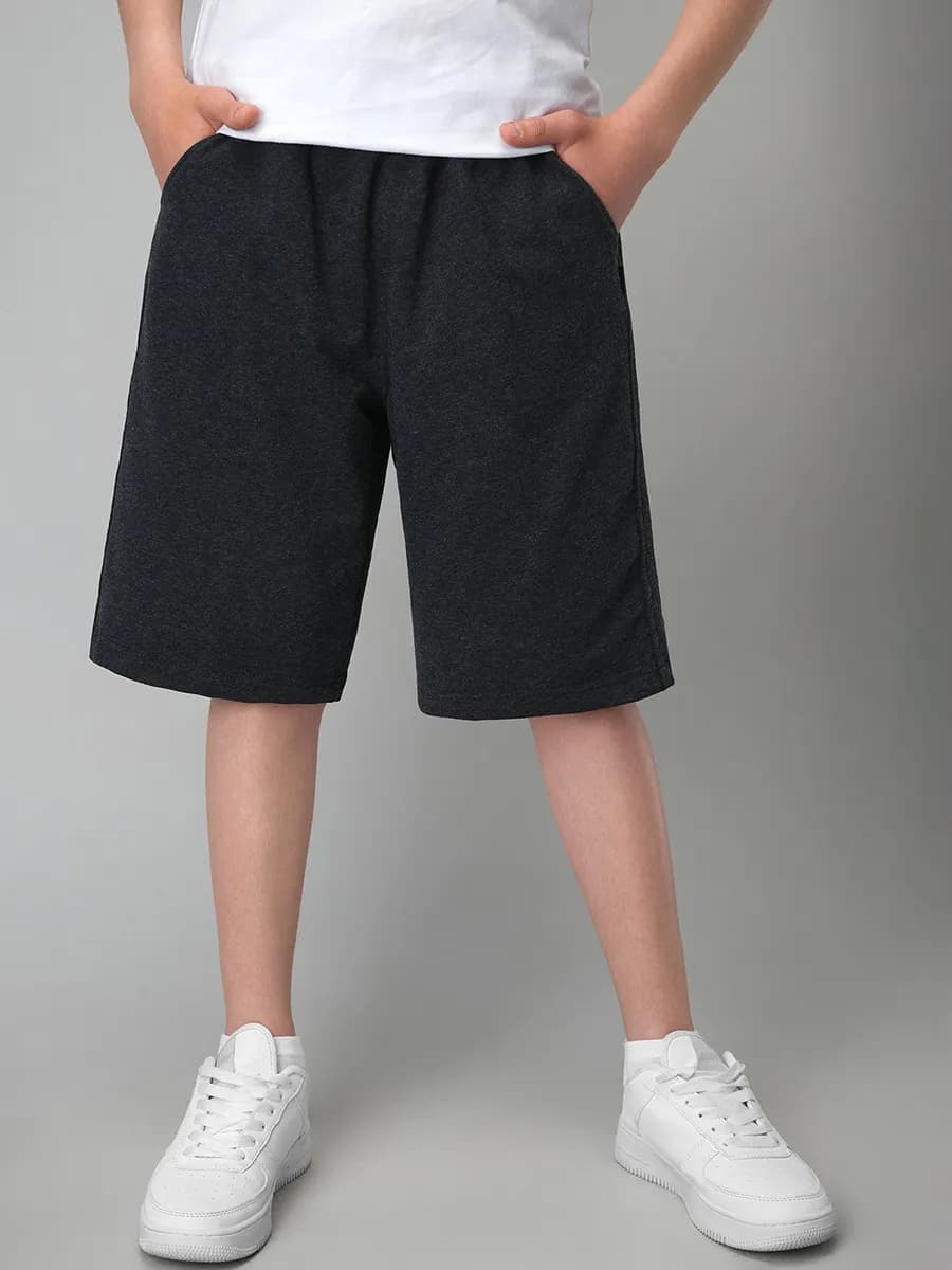 Шорты спортивные школьные трикотажные из футера