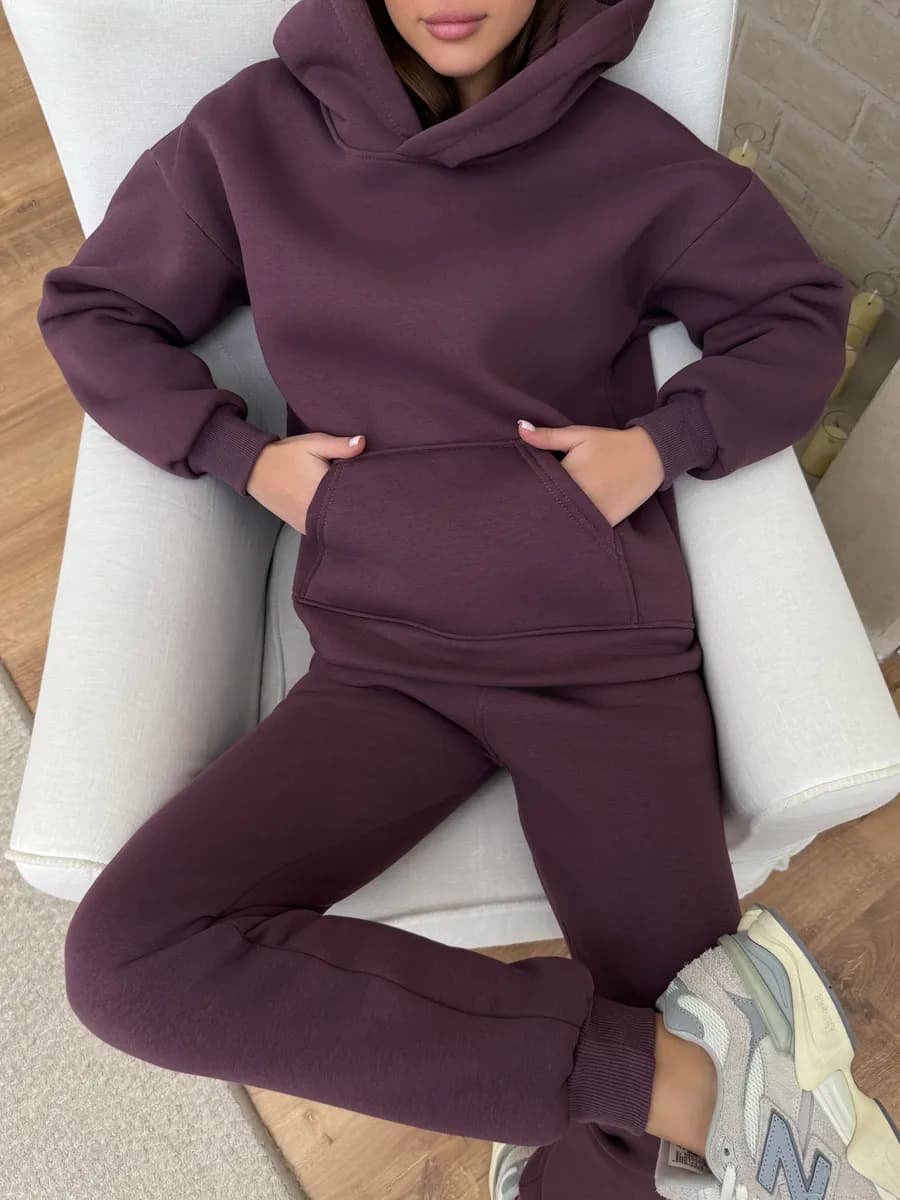 Спортивный костюм теплый с начесом