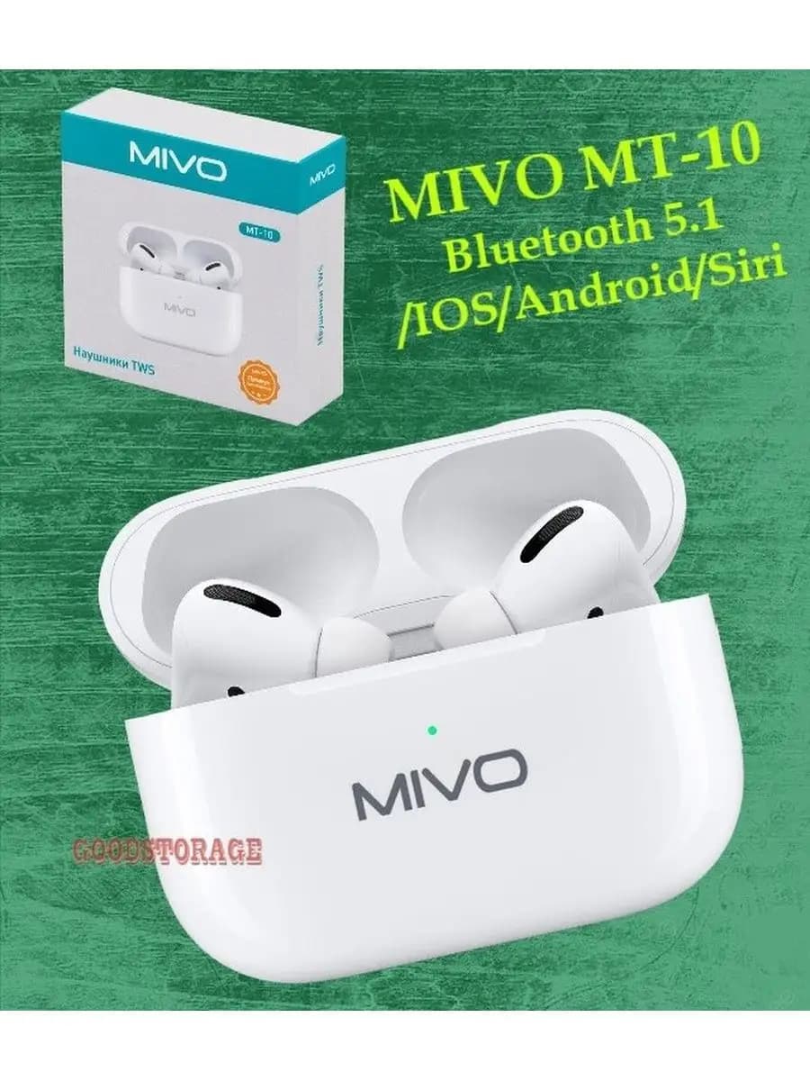 Беспроводные наушники MT-10 Bluetooth 5.1 с микрофоном