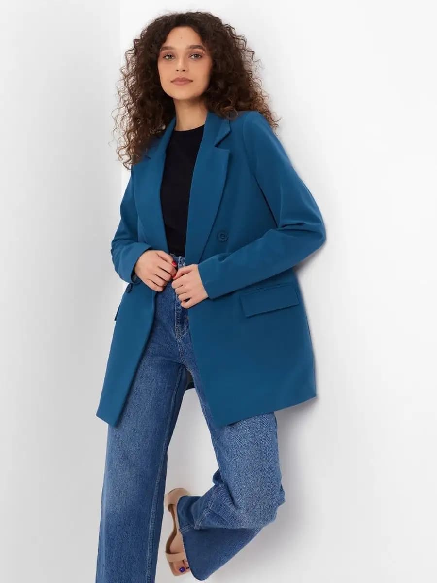 Пиджак свободный классический жакет оверсайз