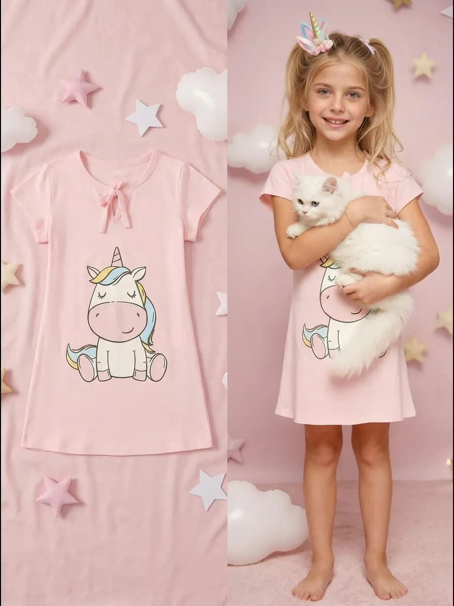 Ночная сорочка с единорогом