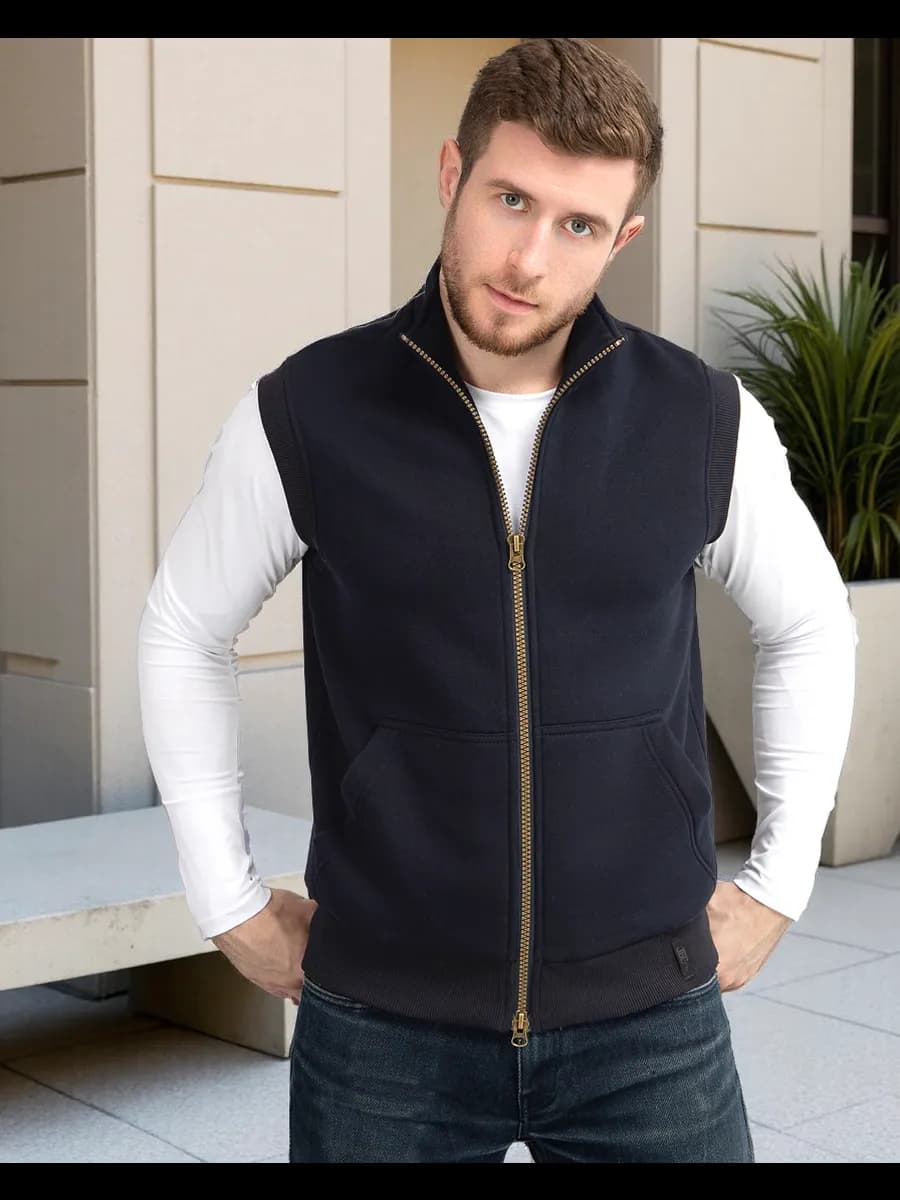 Жилет для офиса безрукавка - фото 1