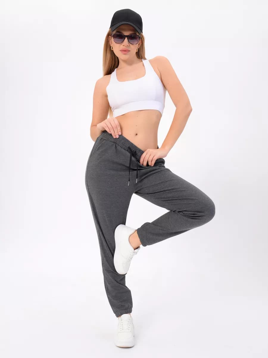 Спортивные брюки джоггеры со средней посадкой