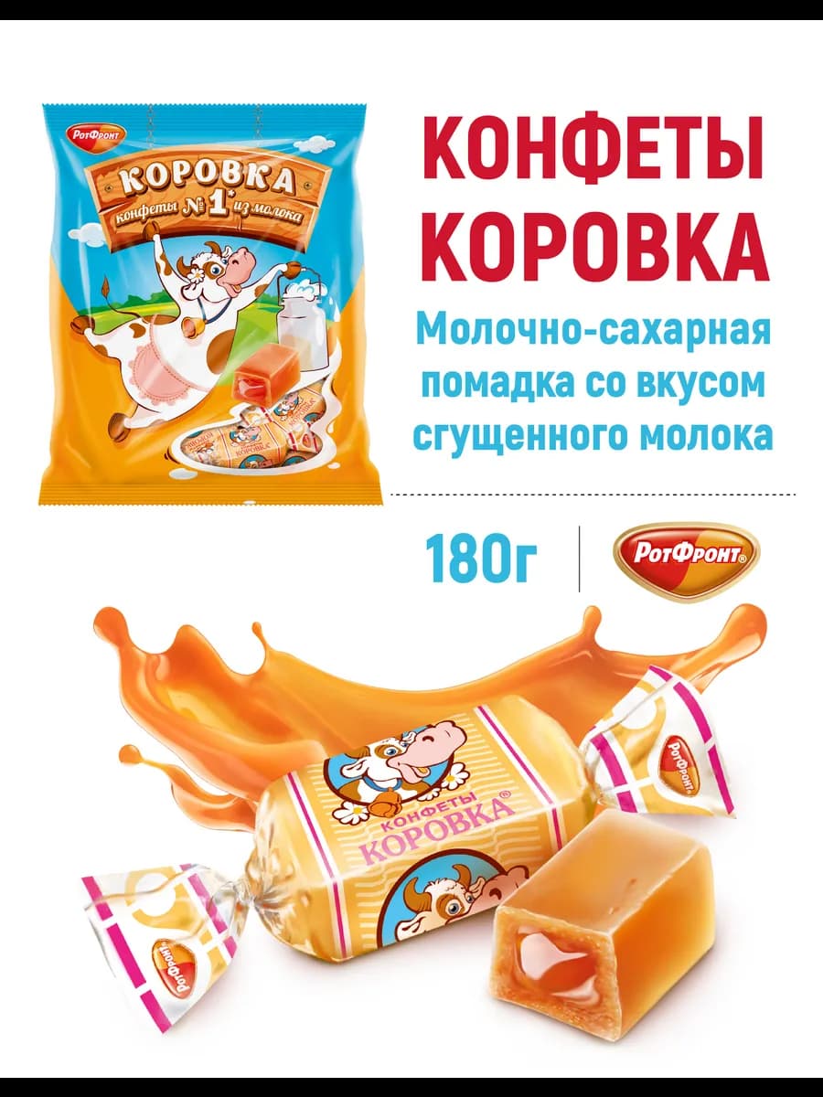 Конфеты сливочный вкус, 180 гр