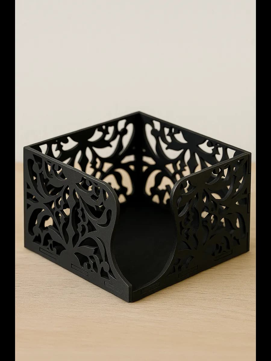 Салфетница на стол деревянная квадратная