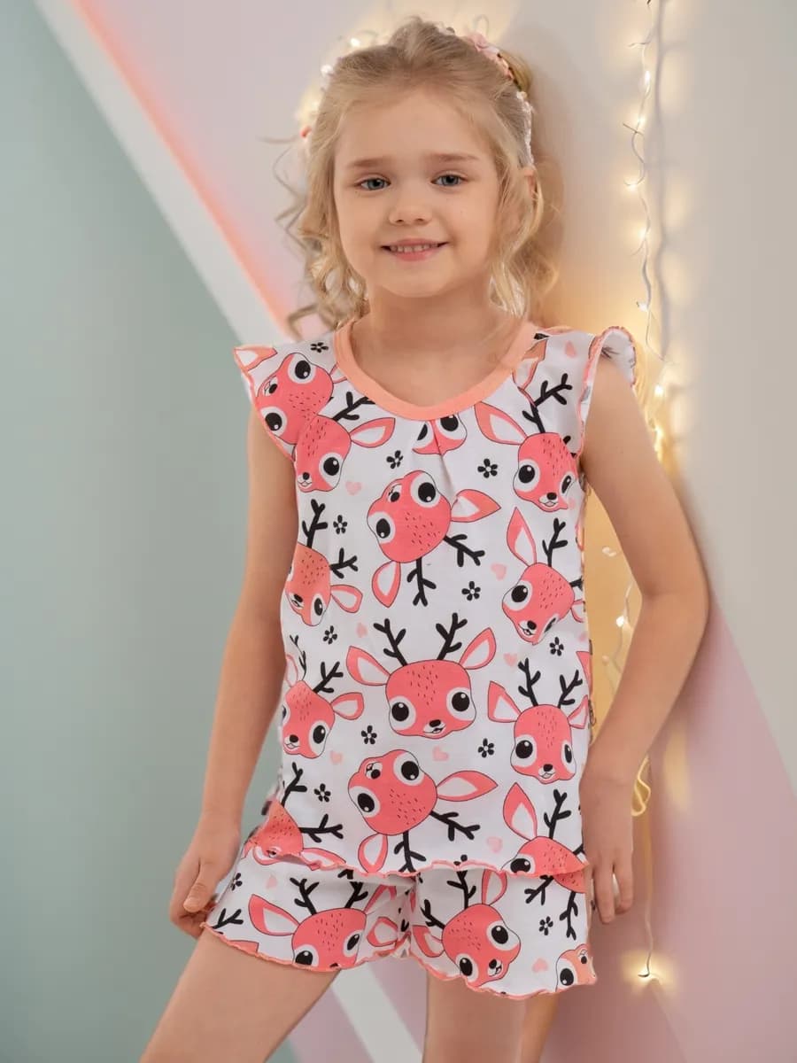 Пижама домашняя с шортами