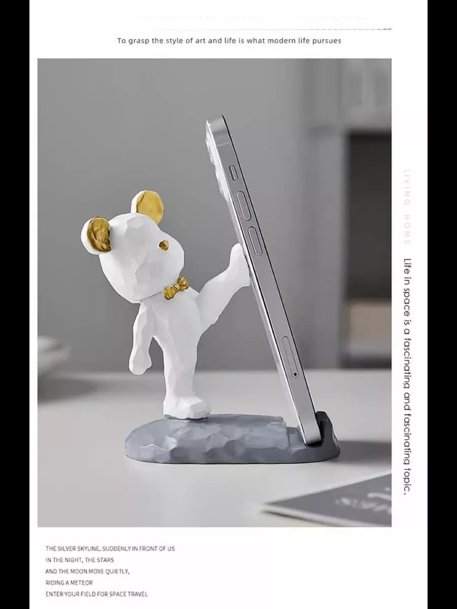 Подставка для мобильного устройства-мишка
