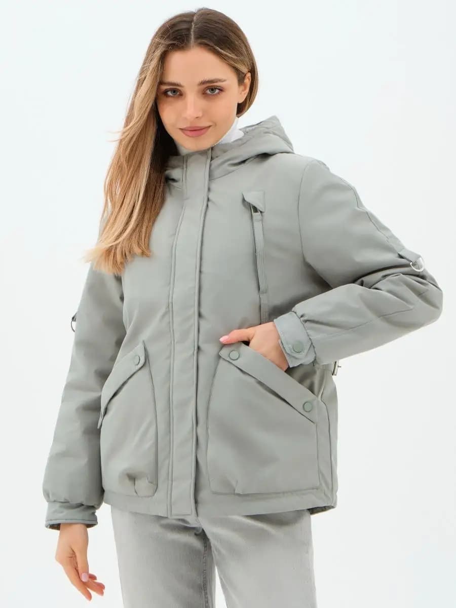 Куртка демисезонная парка с капюшоном