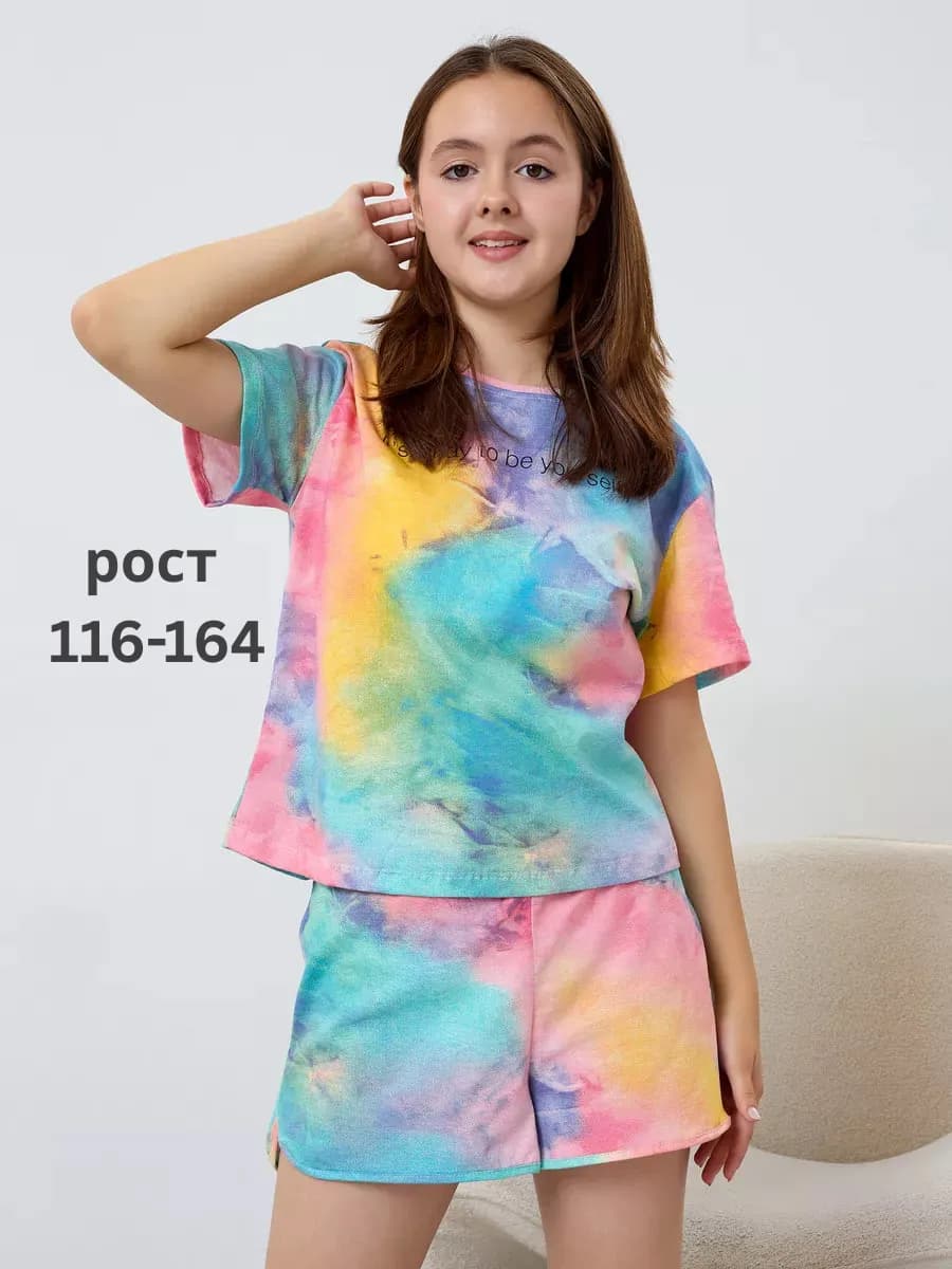 Летняя пижама с шортами для подростка