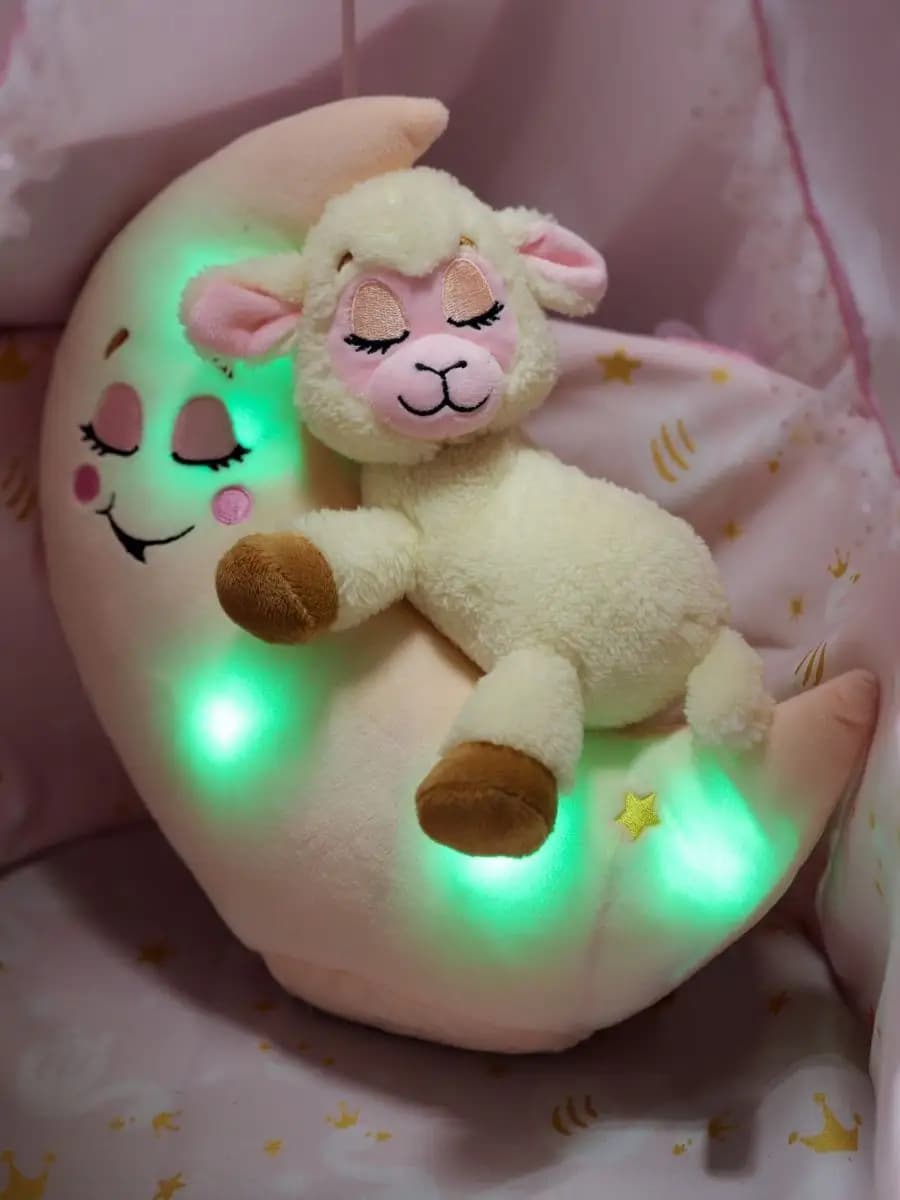 Мягкая интерактивная игрушка ночник Овечка