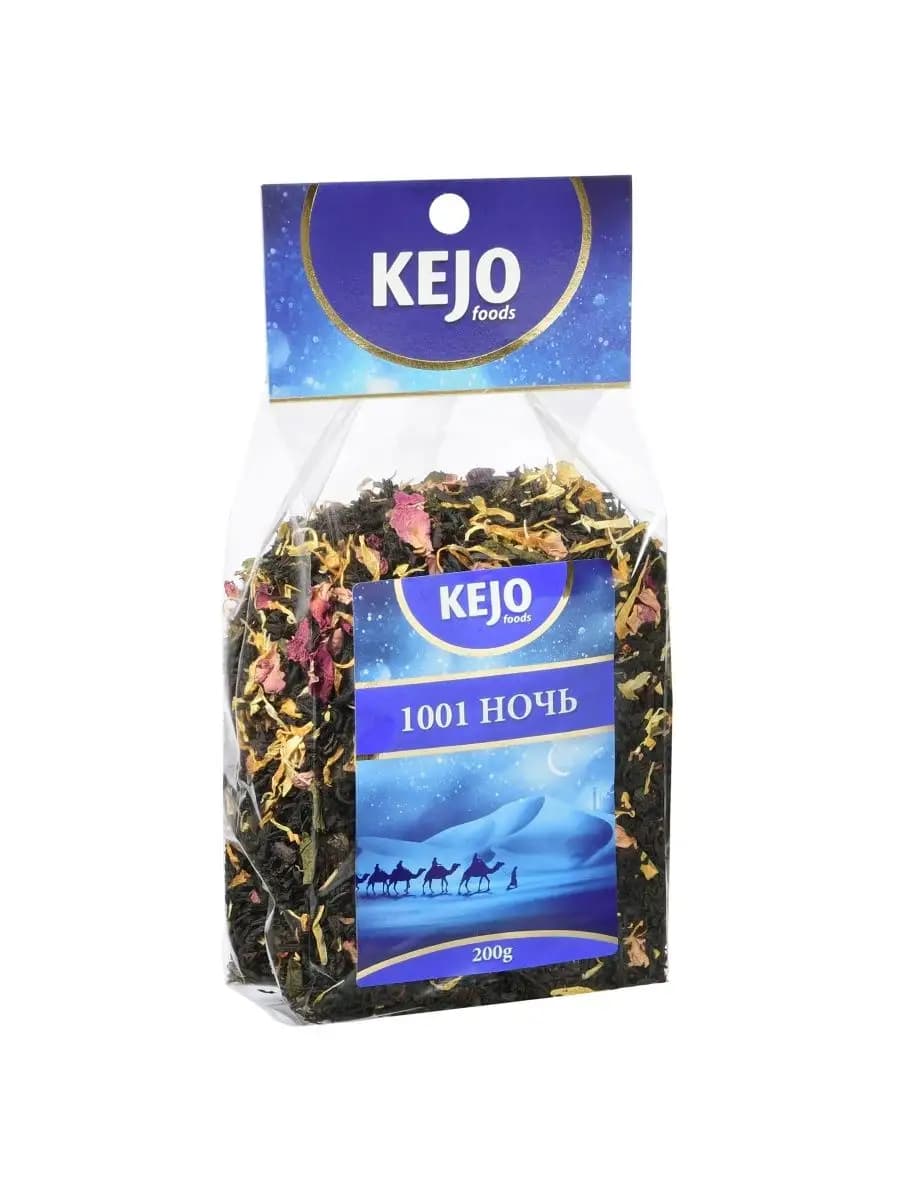Чай 1001 ночь смесь черного и зеленого чая с добавками 200г