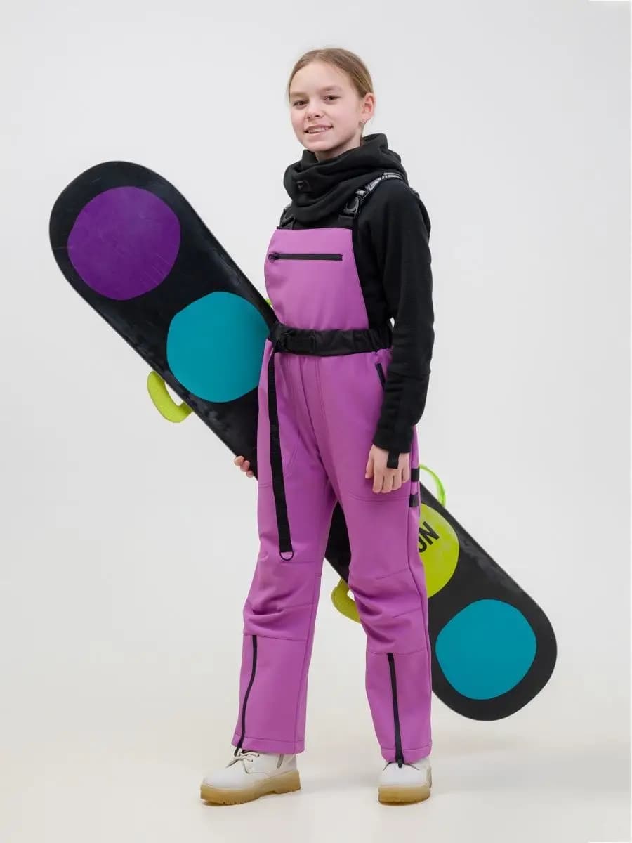 Полукомбинезон для мальчика весна осень для девочки софтшелл