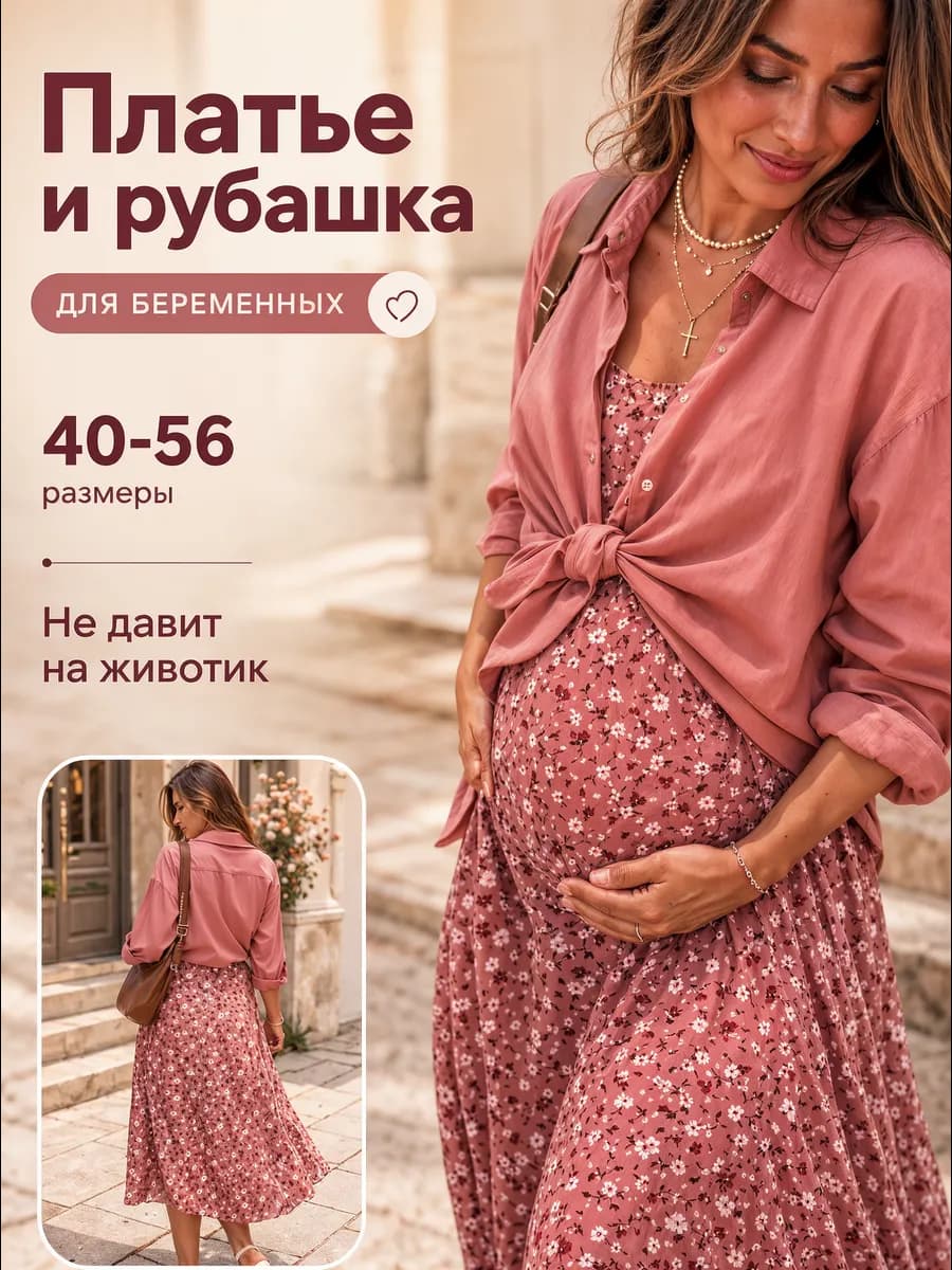 Летнее платье сарафан и рубашка